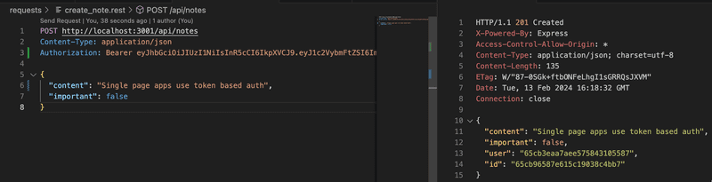 vscode添加bearer token示例