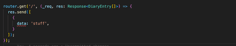 vscode error unsafe assignment of any value