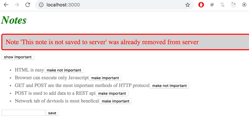 error removed from server screenshot from app